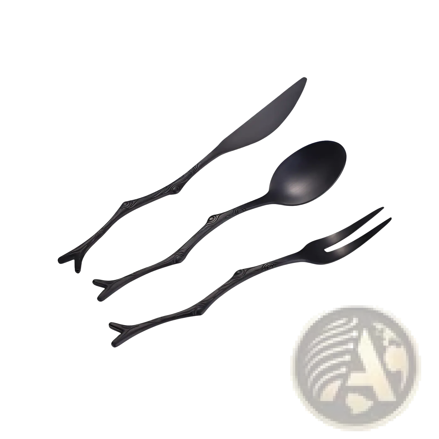 Branch Stainless Steel Dessert Cutlery Set