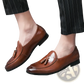 British Tassel Leather Loafers for Young Men