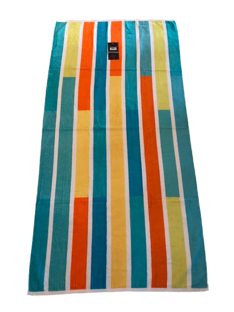 Homvare Beach Towels Super Soft Cotton Machine Washable 29" x 59" B Stripe