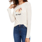 Freeze 24-7 Juniors' No Angel Top Brown Size Large
