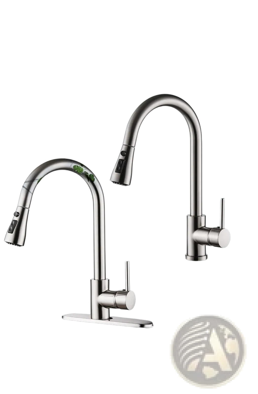 Brushed Copper Pull out Kitchen Faucet Stainless Steel