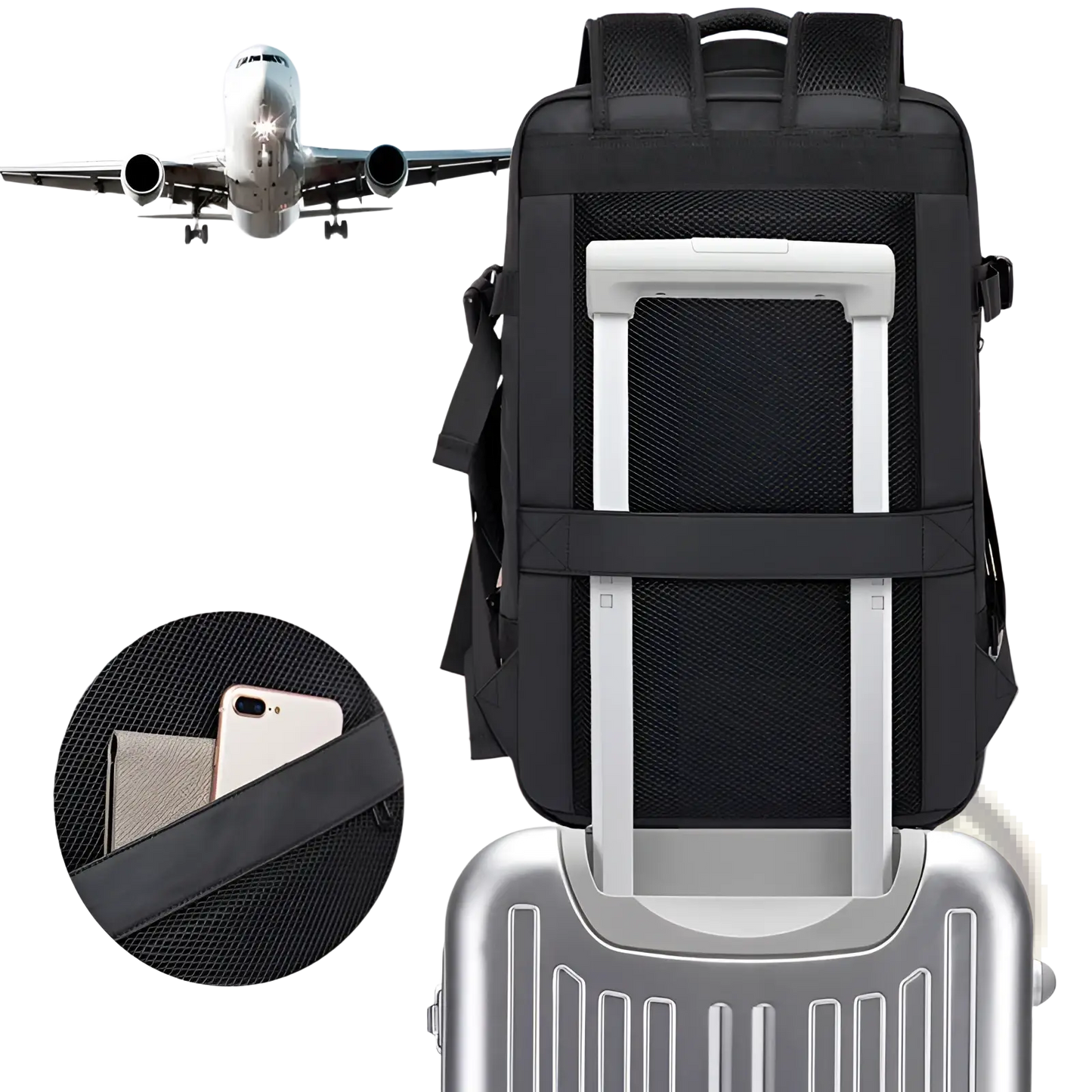 Business Backpack Waterproof Large Capacity Laptop Bag