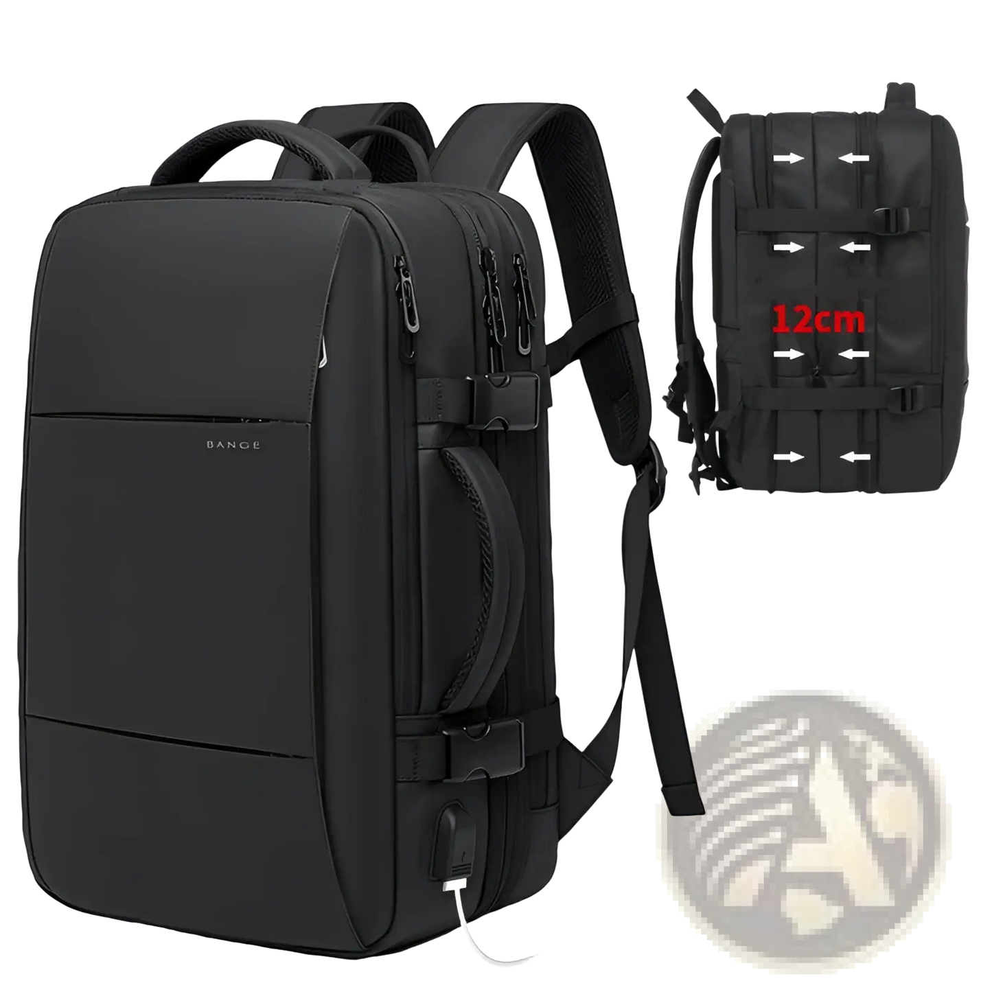 Business Backpack Waterproof Large Capacity Laptop Bag