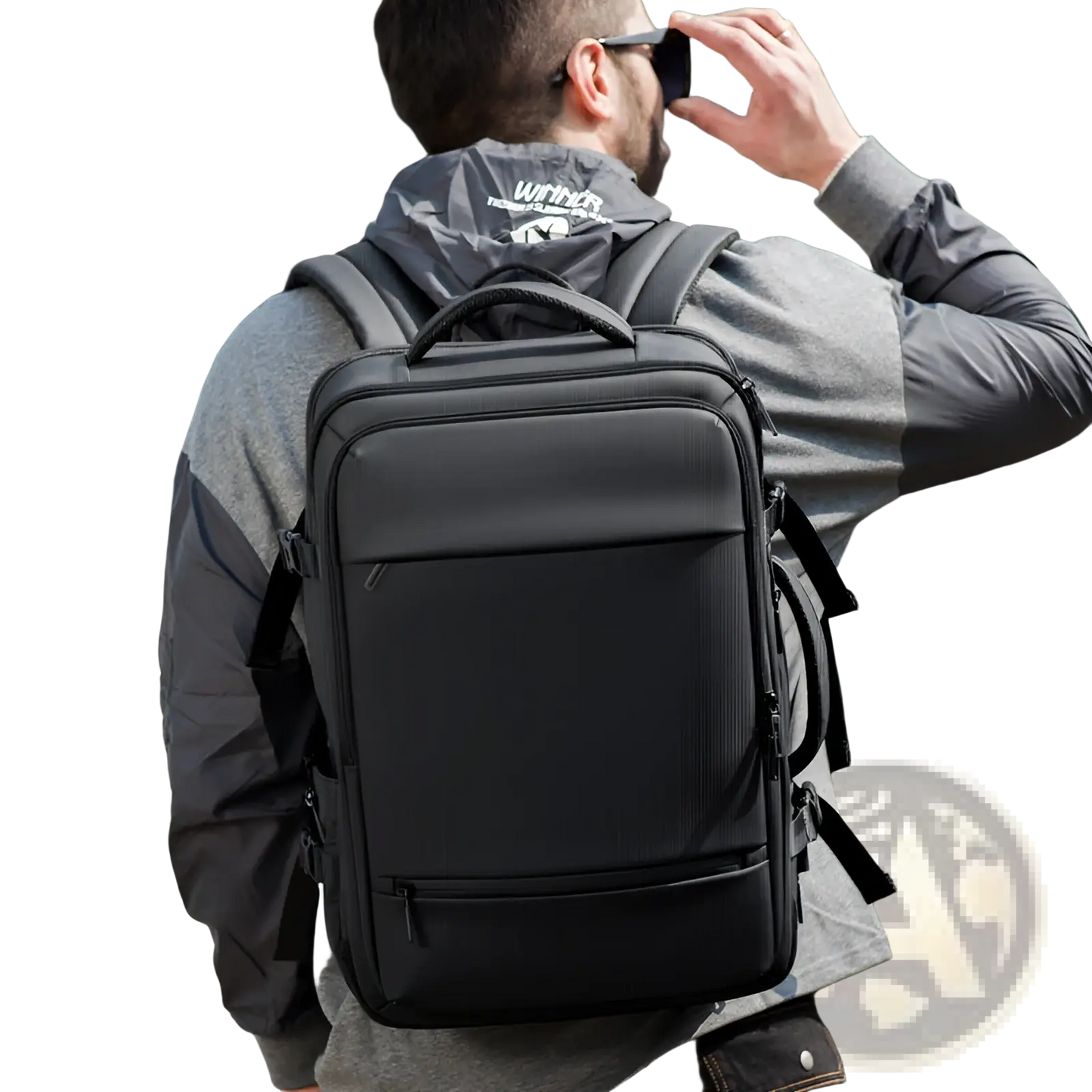 Business Laptop Backpack 20-35l Waterproof Travel Bag