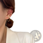Butterfly and Diamond Alloy Earring and Ear Cuff Set