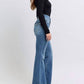 Judy Blue - Double Button Waistband Flare Jean