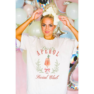 Illustrated Society - Women's Aperol Spritz Social Club Top