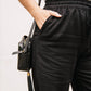 Steve Madden - Linen Blend Straight Leg Pants