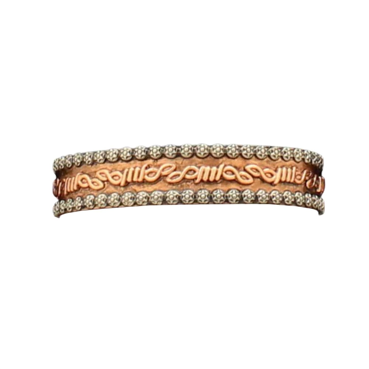 M&F Western - Men's Silver Strike Cuff Barbwire Bracelet
