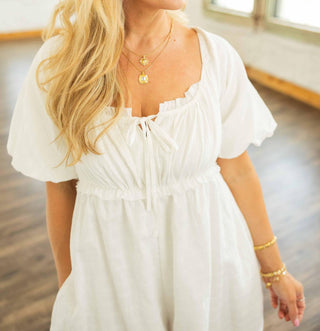Wishlist - Lexi Puff Sleeve Romper