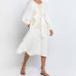 Greek Archaic Kori - Lefkada Midi Dress With Belt