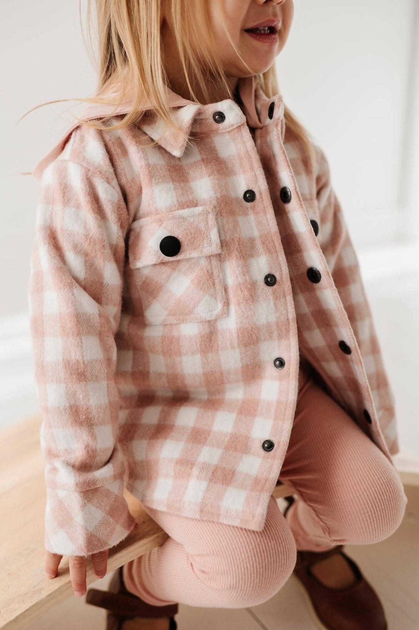 Babysprouts - Girl's Hooded Shacket