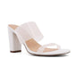 Shu Shop - Women's Gabrielle Clear Strap Block Heel