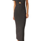 Favorite Daughter Day to Night Update Stripe Dress in Black White Stripe, Size Small