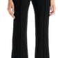Ganni - VISCOSE STRETCH CREPE FLARED PANT