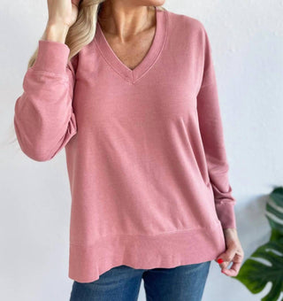 Z Supply - Modern V Neck Weekender Sweatshirt