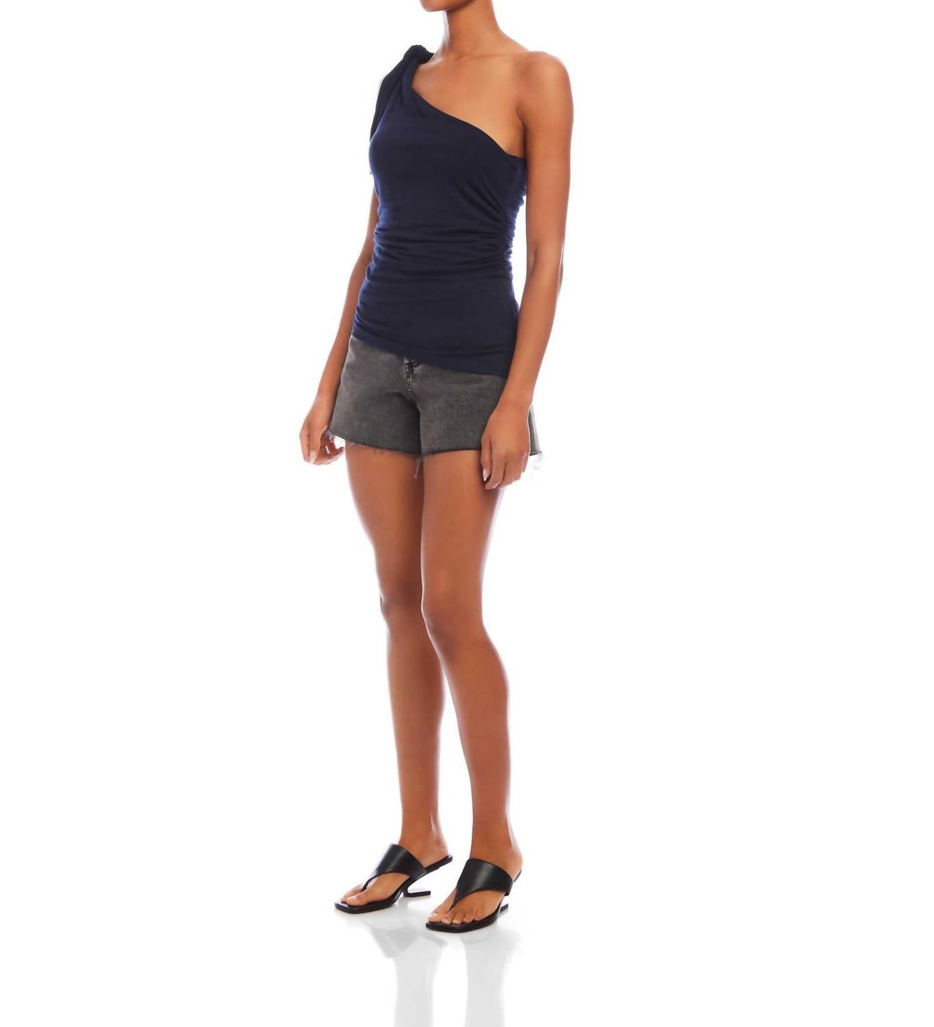 Fifteen Twenty - One Shoulder Tie Top
