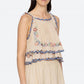 Sea - Melinda Embroidered Tank