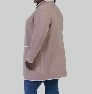 Nic + Zoe - Cool Nights Reversible Knit Jacket - Plus