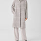 Eileen Fisher - Alpaca Jacquard Stand Collar Coat