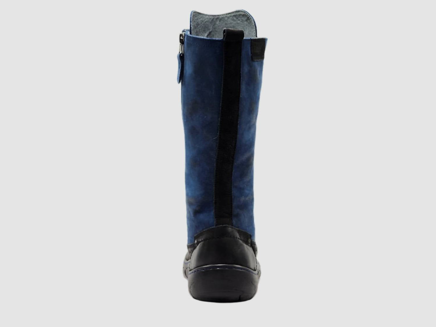 Kcr Group - Women's Original Tall Thick Wool-lined Zip-up Leather Boots