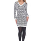 White Mark - Women's Angora Like Sweater Dresss