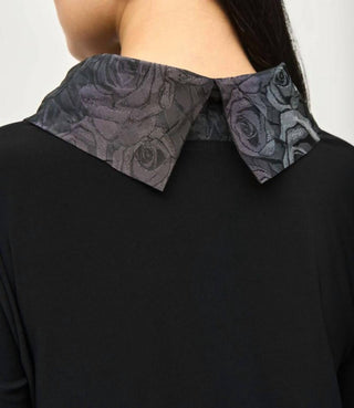 Joseph Ribkoff - Floral Print 3/4 Sleeves Cocoon Dress