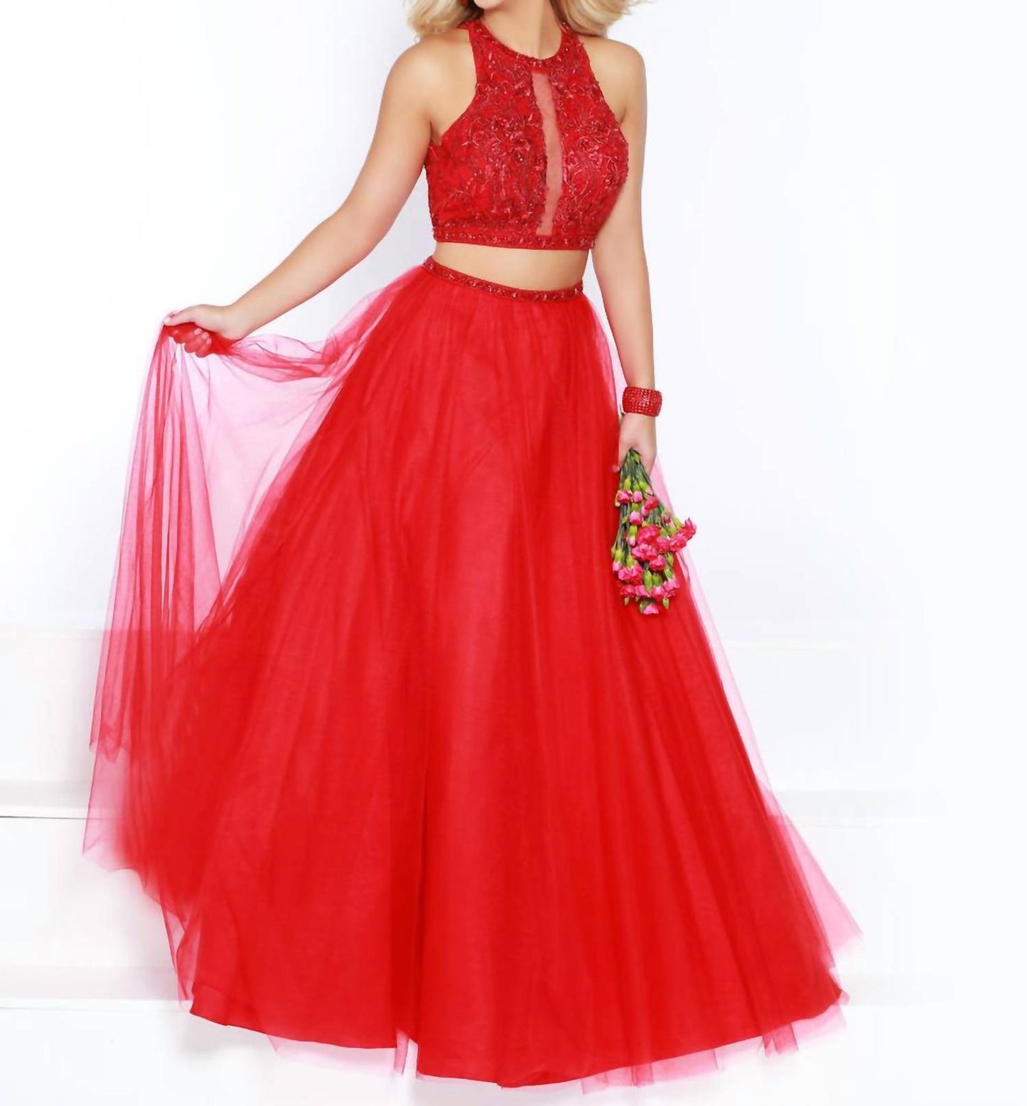 2Cute - Sleeveless Prom Dress