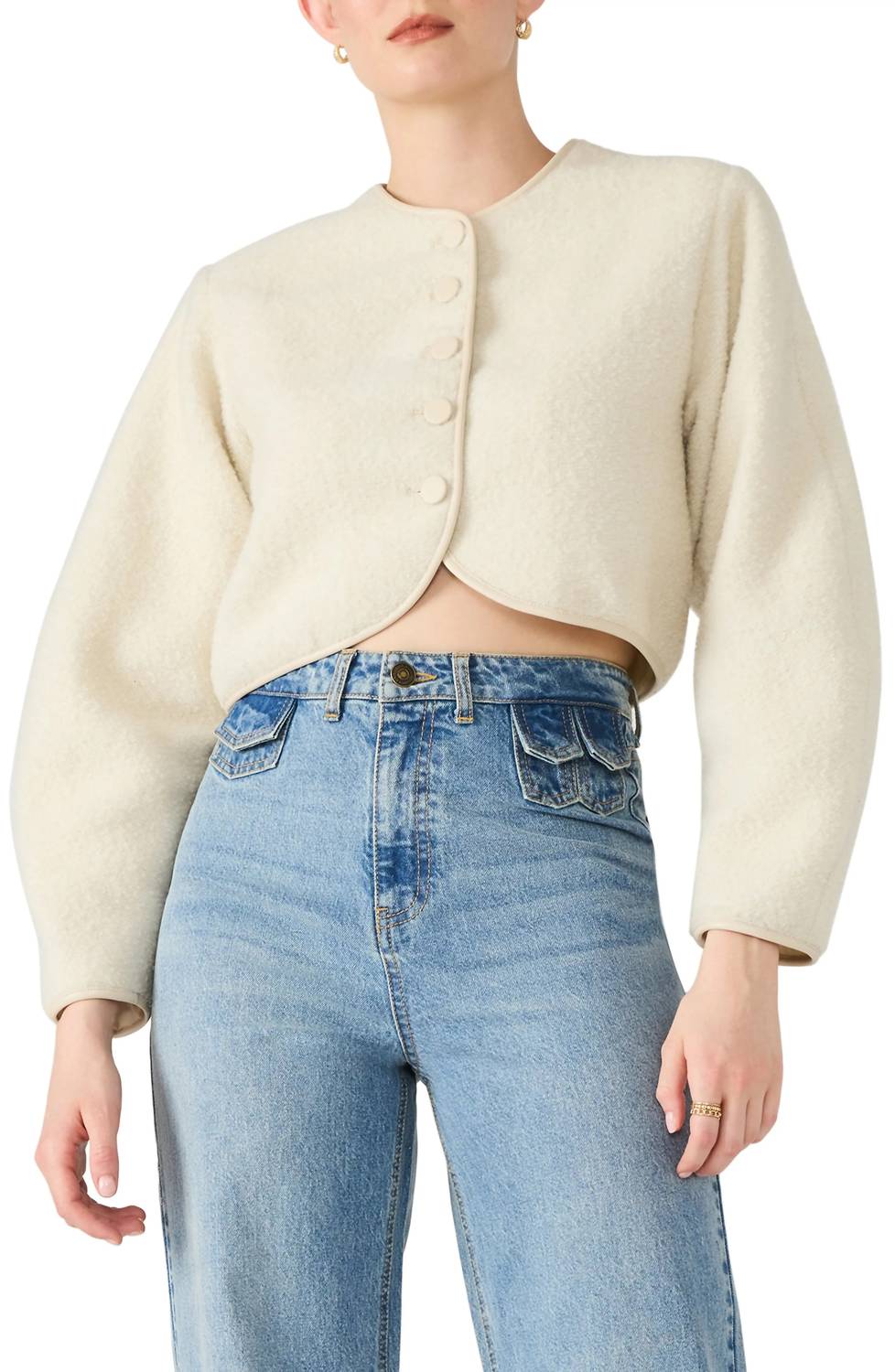 Steve Madden - Emlie Collarless Jacket