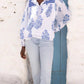 Oliphant - Mandarin Pintuck Blouse