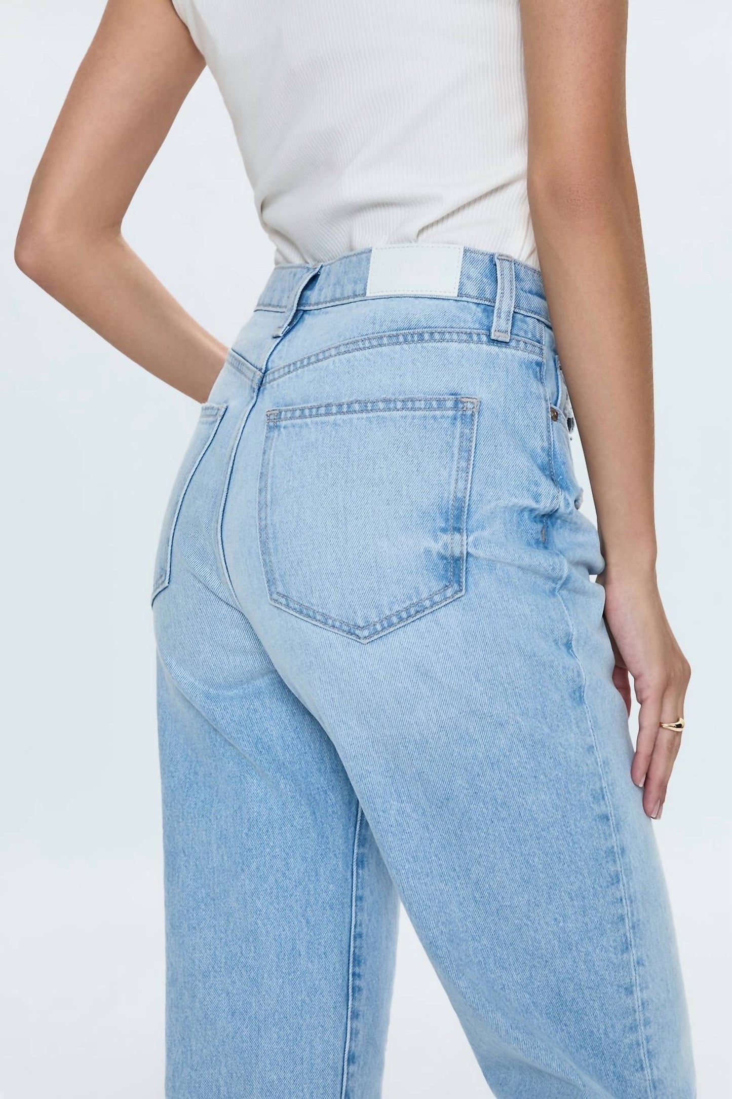 Pistola - Cassie Crop Super High Rise Straight Crop Jeans