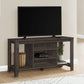 TV Stand, Console, Media Entertainment Center, Versatile Storage Shelves