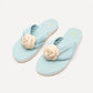 Frances Valentine - Women's Magnolia Thong Flower Sandals