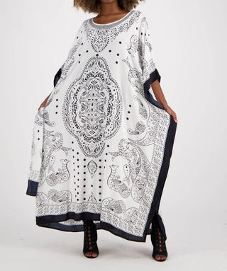 Advance Apparel - Geometric Print Kaftan