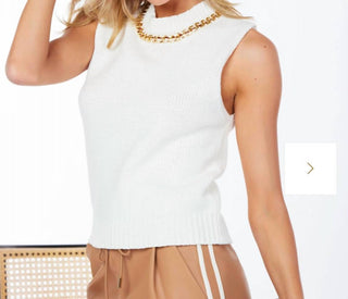 Bishop + Young - Savoy Chain Detail Sweater Tank