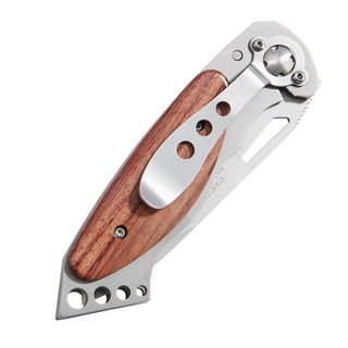 Creative Gifts International - Locking Pocket Knife with wood Handle