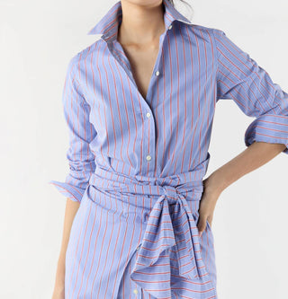 Ann Mashburn - Maxi Tie-waist Shirtdress