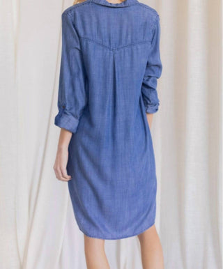 Before You Collection - Tencel Fabric Knee Length Dress