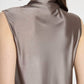 Lysse - Irina Satin Turtleneck Top