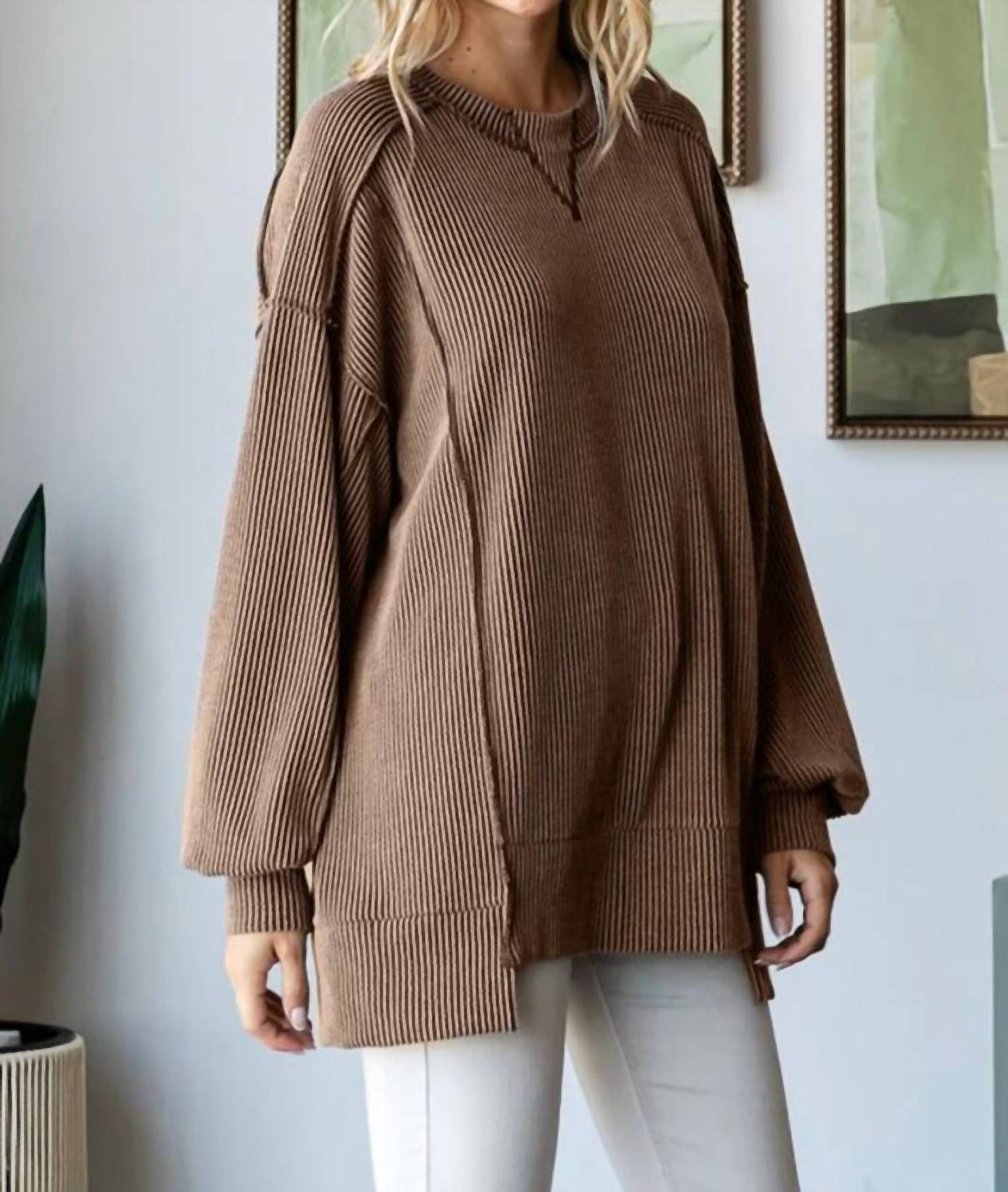 7Th Ray - Ribbed Sweater