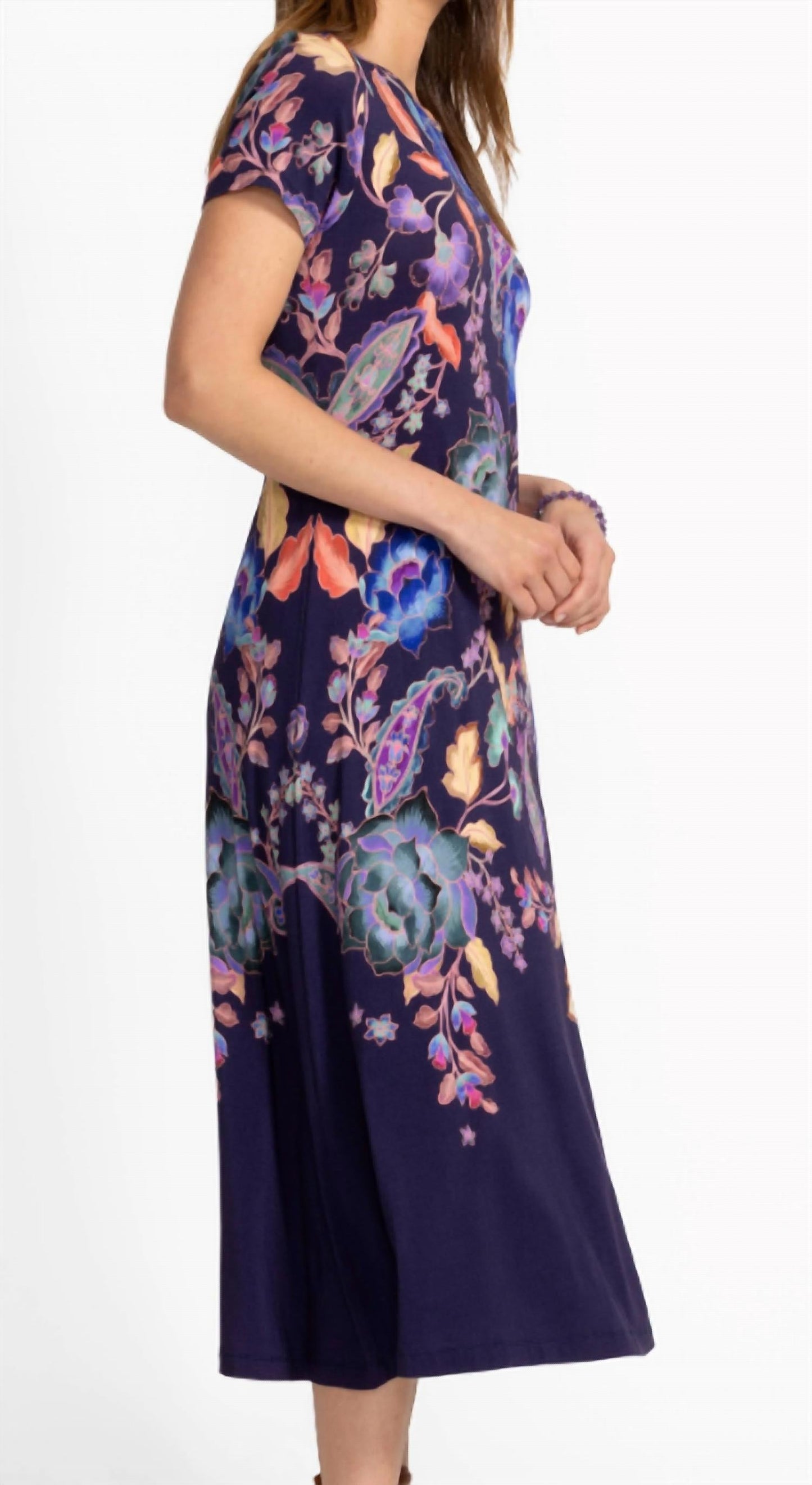 Johnny Was - Janie Favorite Boatneck Cap Sleeve Dress