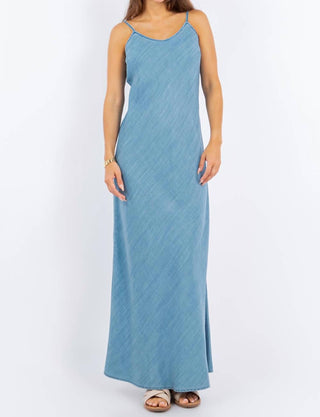 Paparazzi - Bias-cut Slip Long Slip Dress