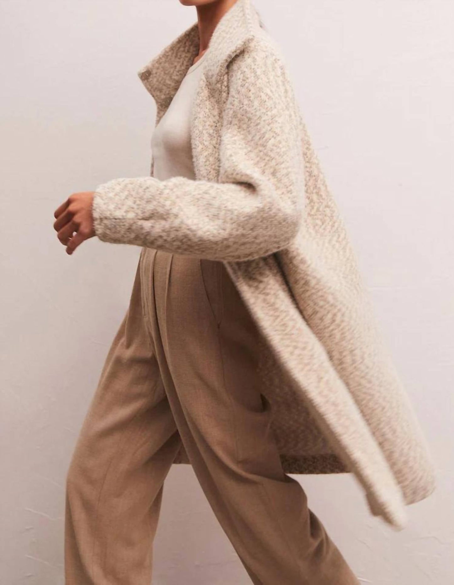 Z Supply - Connor Mohair Knit Coat