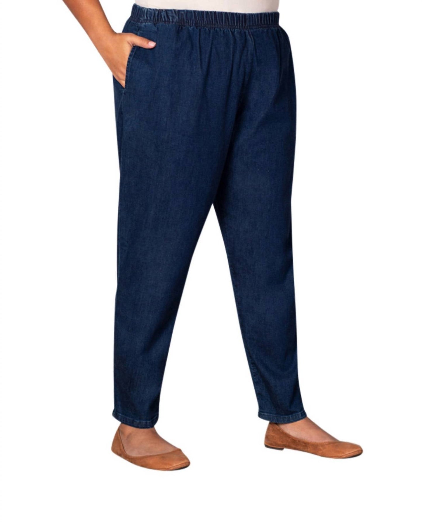 On The Plus Side - Plus Size Tailored Petite Denim Jeans