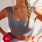 Free People - Square Neck Ribbed Sports Bra
