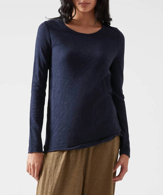 Atm - Slub Jersey Long Sleeve Destroyed Wash Tee