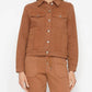 Judy Blue - Women's Garment Dyed Camel Jacket