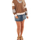 She + Sky - Girl on the Go Colorblock Sweatshirt