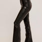 Free People - Level Up Vegan Leather Slit Boot Cut Pants