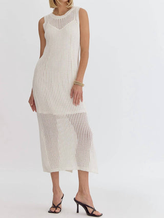 Entro - Knit Sleeveless Midi Dress